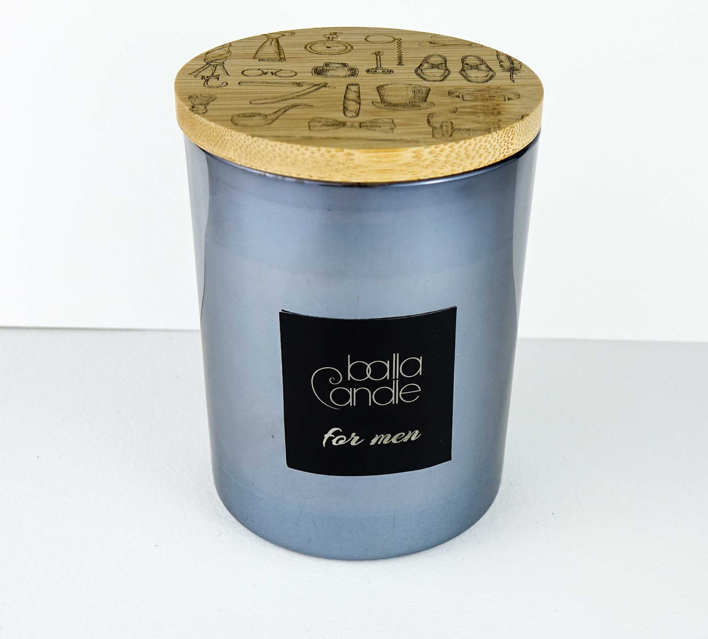 Bougie Homme - parfum naturel boisé