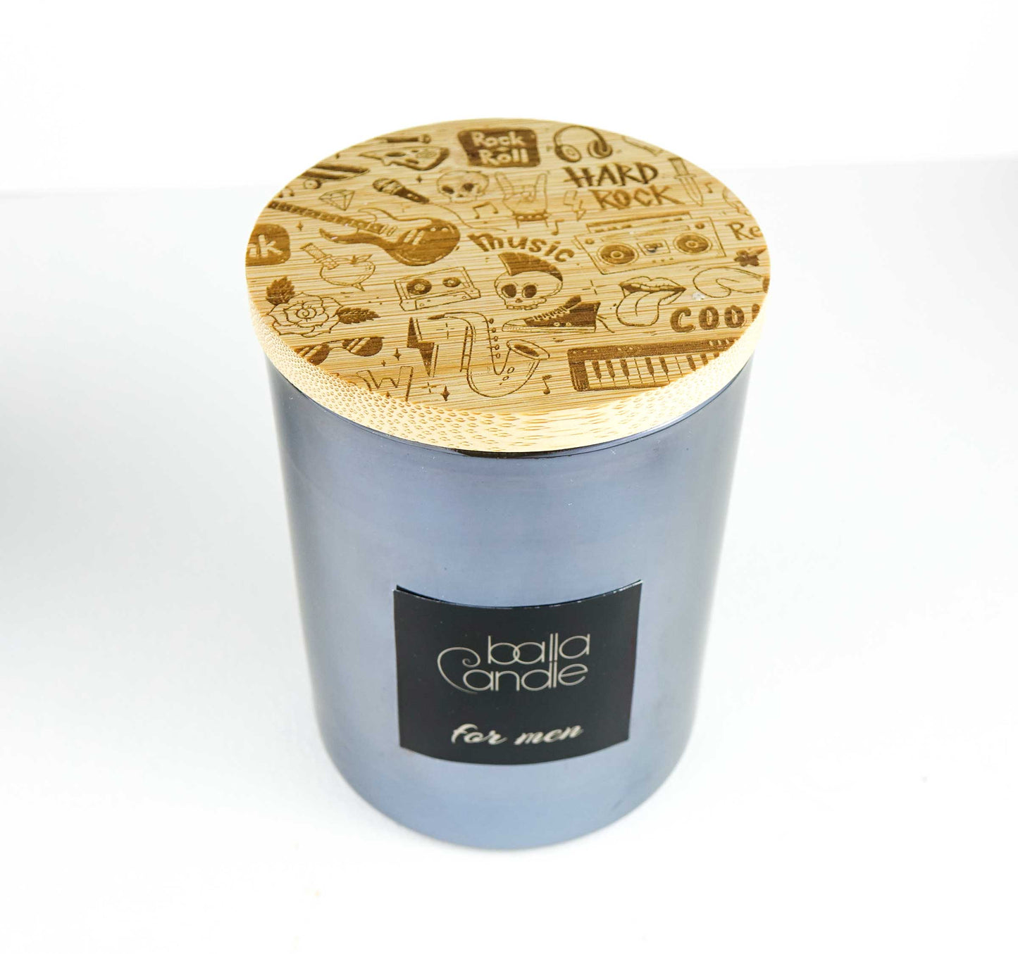Bougie Homme - parfum naturel boisé