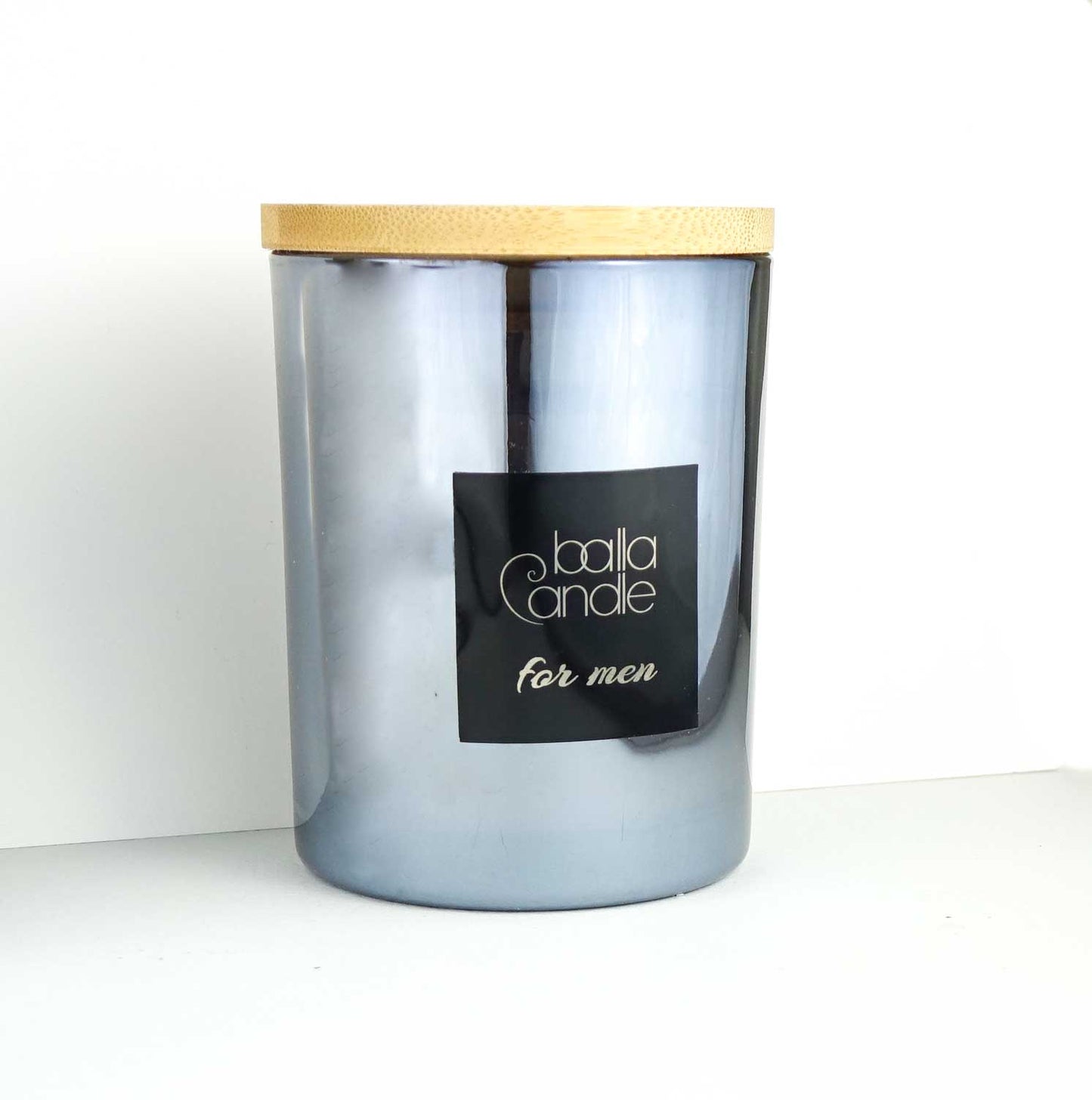 Bougie Homme - parfum naturel boisé
