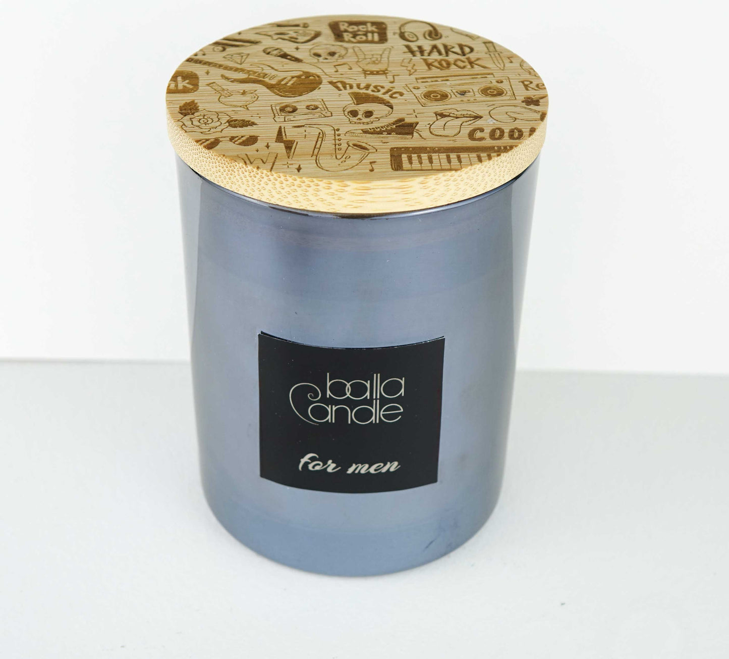 Bougie Homme - parfum naturel boisé