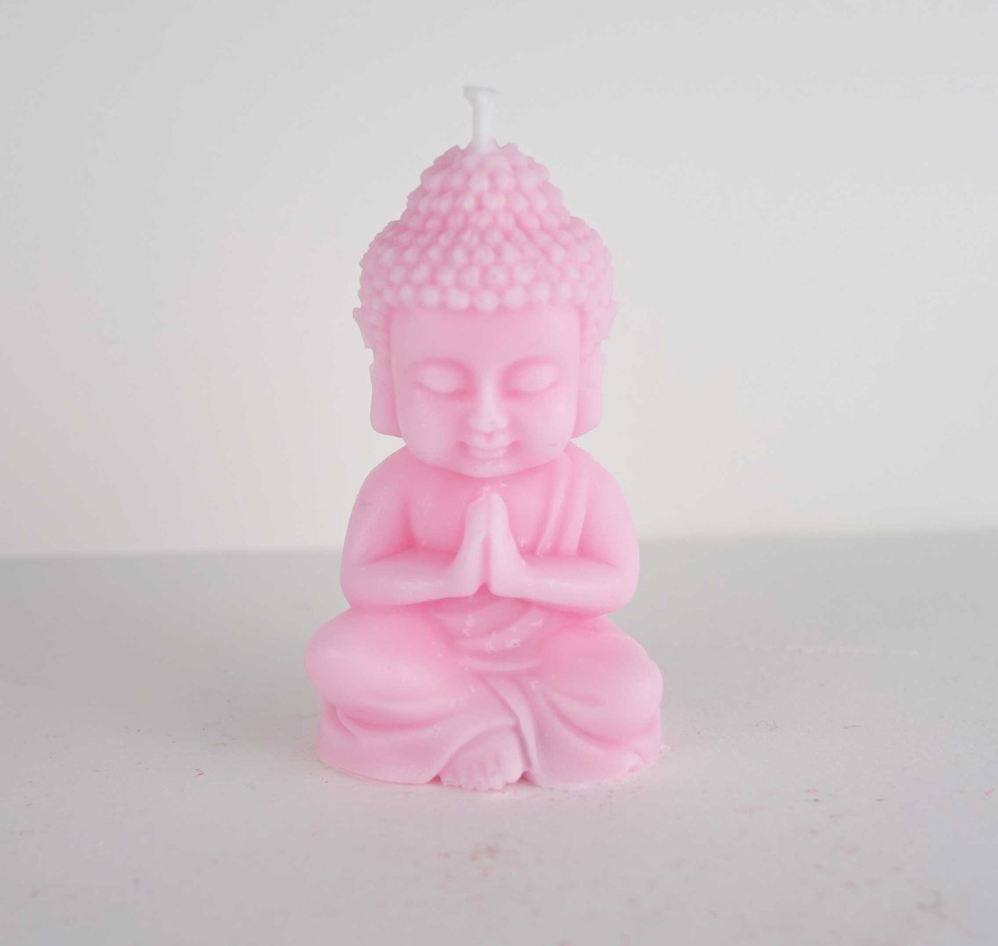 Bougie Bouddha rose 1