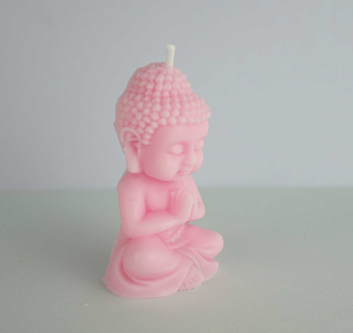 Bougie Bouddha rose 1