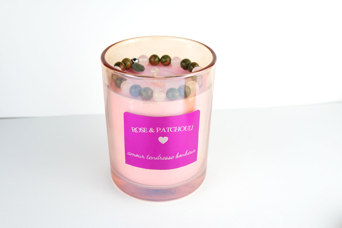 Amour Tendresse Bonheur - Bougie Rose & Patchouli