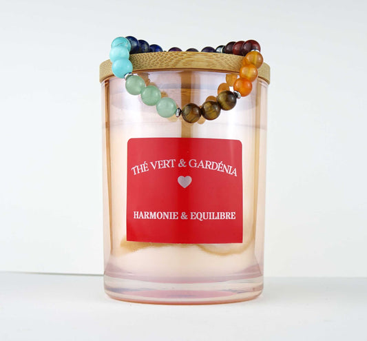 Harmonie & équilibre - Bougie Thé vert et Gardenia