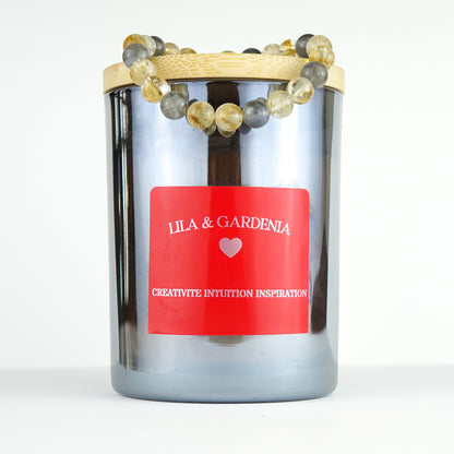 Créativité Intuition Inspiration - Bougie Lila & Gardenia