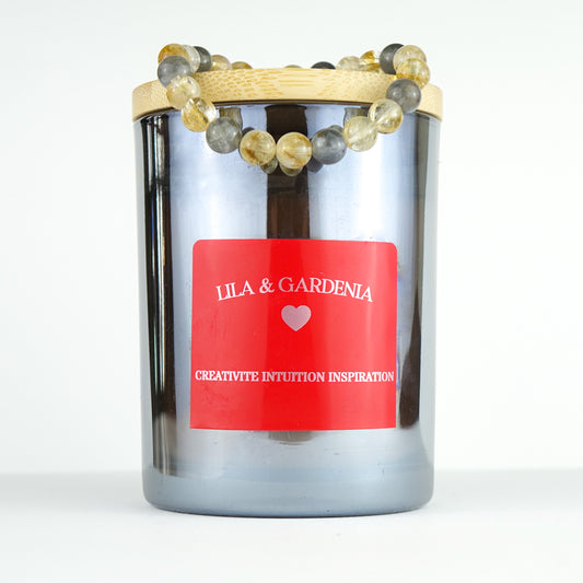 Créativité Intuition Inspiration - Bougie Lila & Gardenia