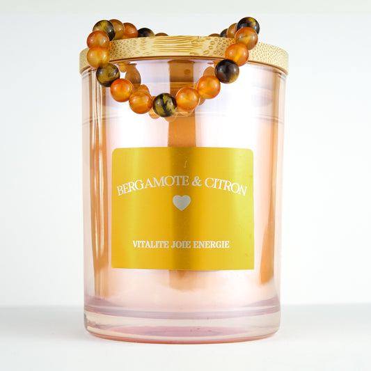Vitalité Joie Énergie - Bougie Bergamote & Citron