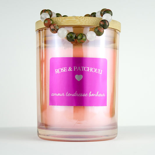Amour Tendresse Bonheur - Bougie Rose & Patchouli