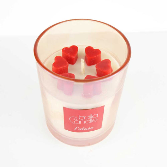 Bougie petits coeurs